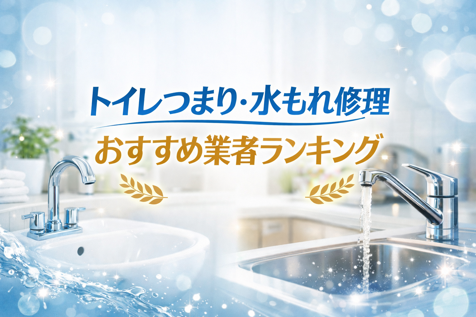 トイレつまり・水漏れ修理おすすめ業者ランキング5選|主婦が選ぶ安心対応はクラシアンが1位