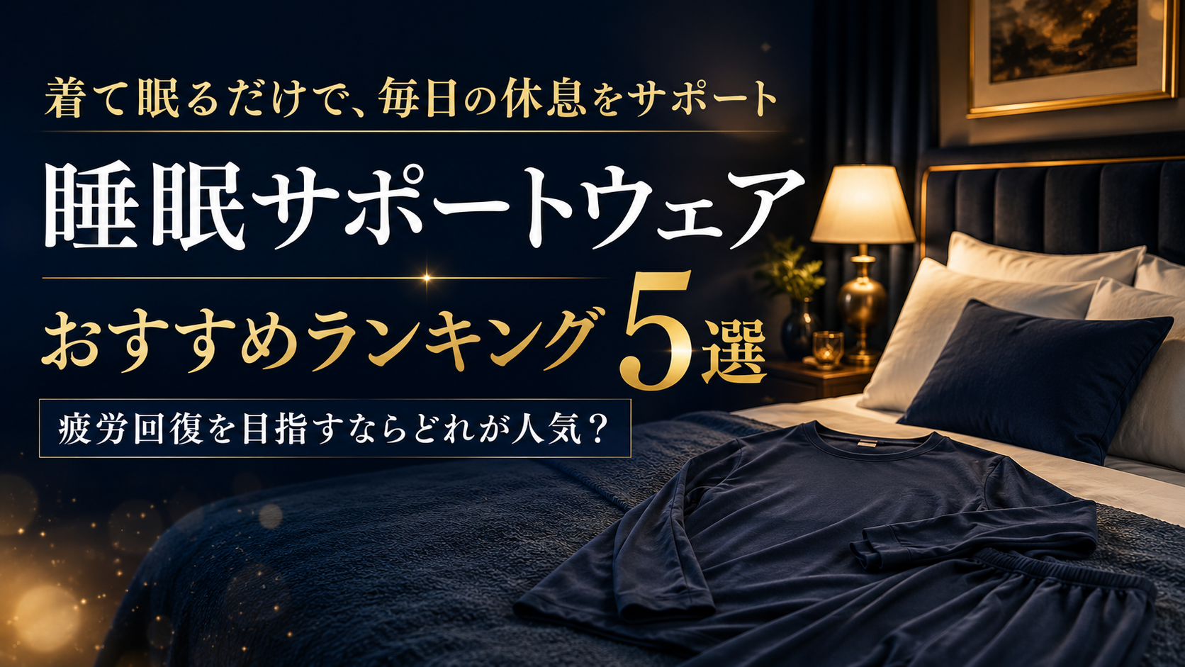 睡眠サポートウェアおすすめランキング5選｜疲労回復を目指すならどれが人気？