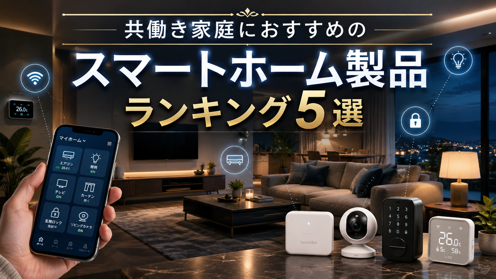 共働き家庭におすすめのスマートホーム製品ランキング5選