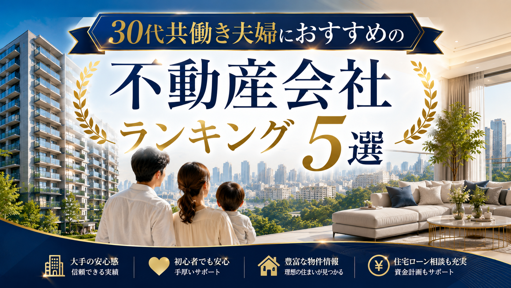 30代夫婦におすすめの不動産情報サイト比較ランキング5選【失敗しない家探し】