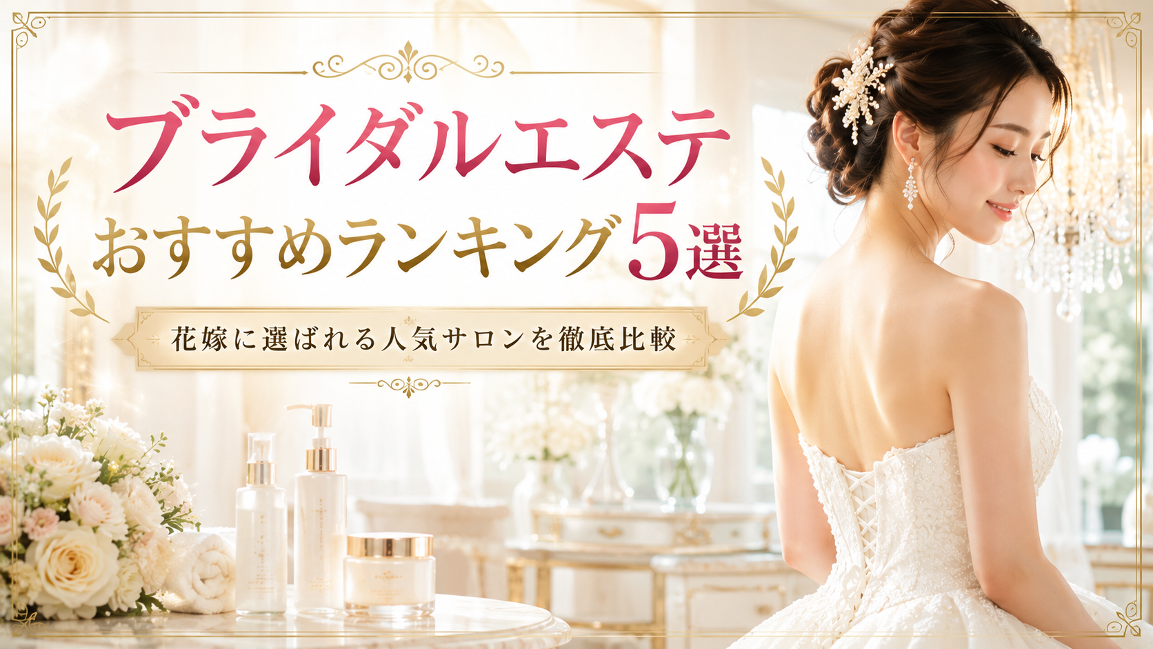 ブライダルエステおすすめランキング5選｜花嫁に選ばれる人気サロンを徹底比較