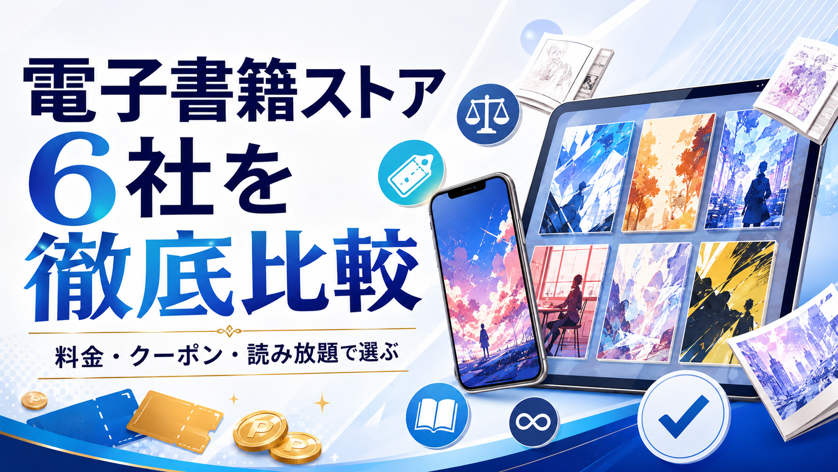【2026年最新】電子書籍ストア比較6選｜ラノベ・マンガ読み放題ならBOOK☆WALKERがおすすめな理由